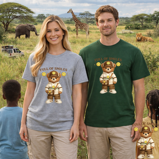 Spread the Smiles Bear T-Shirt | Eco-Limited
