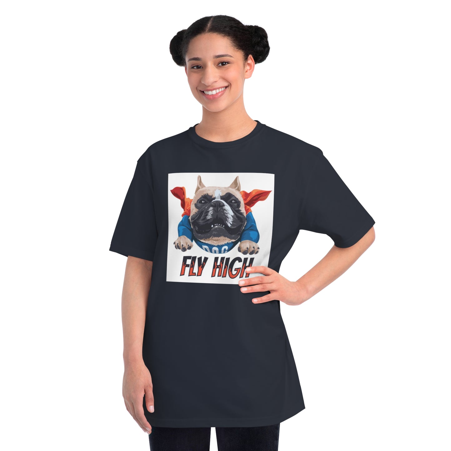 Organic Fly High Bulldog T-Shirt | Organic-Limited