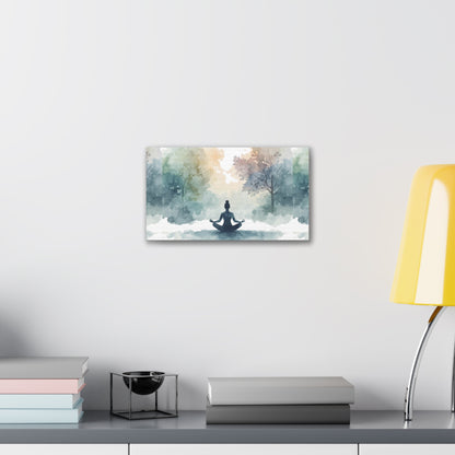 Peace Within Meditation Canvas Wall Art | Eco-Limited