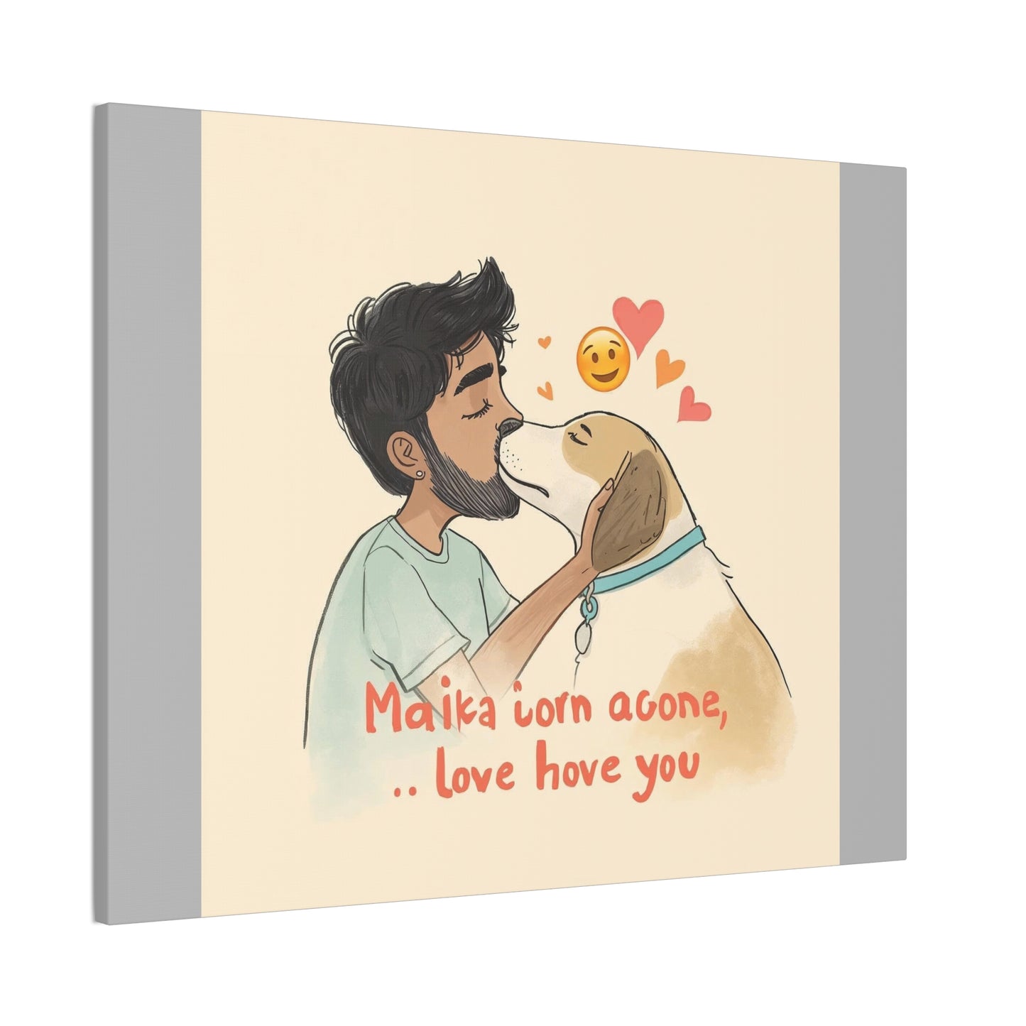 Love Never Leaves Canvas | Eco-Limited