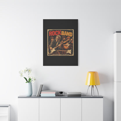 Rock Band Vintage Canvas Wall Art | Eco - Limited