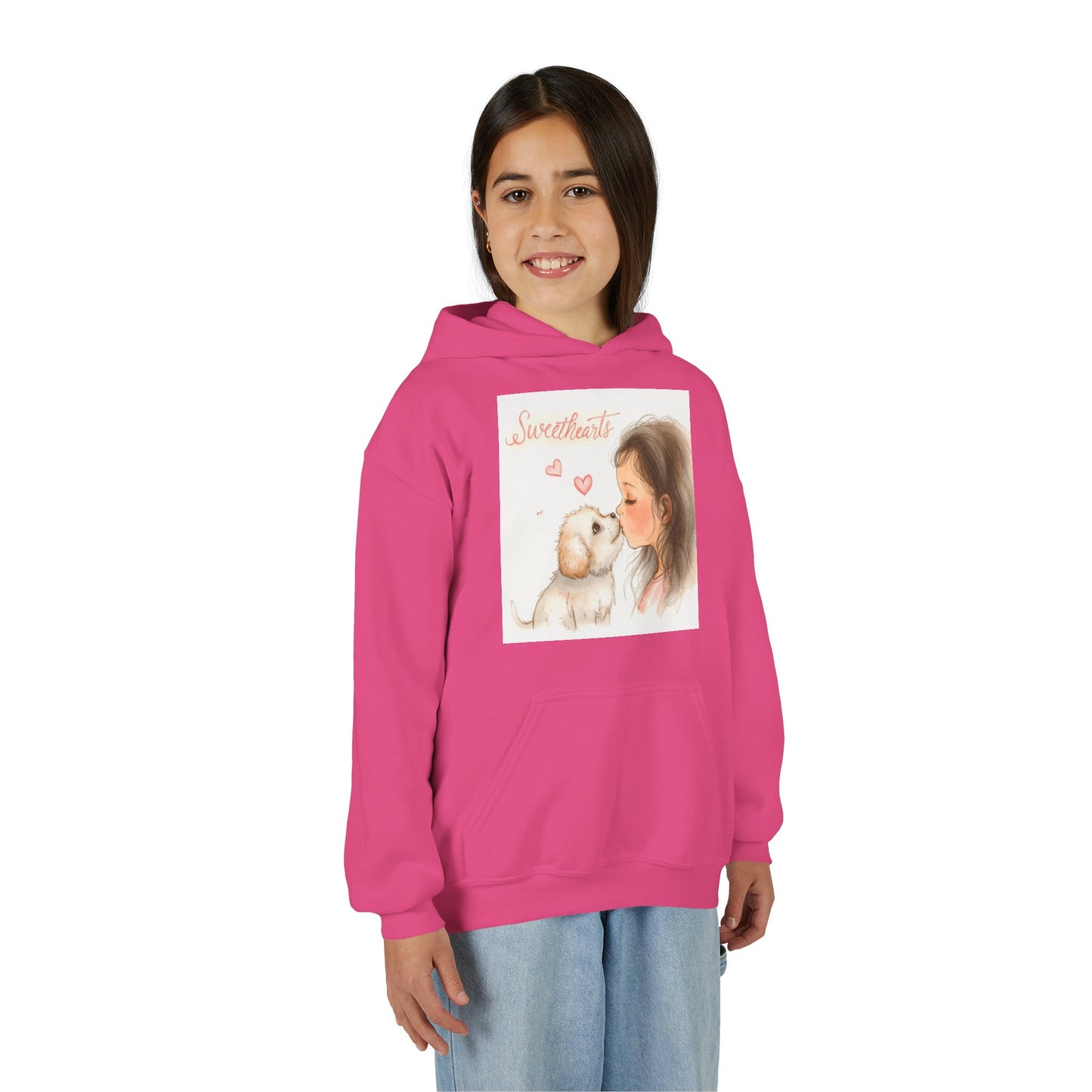 Sweethearts Puppy Moment Children Hoodie | Eco-Limited