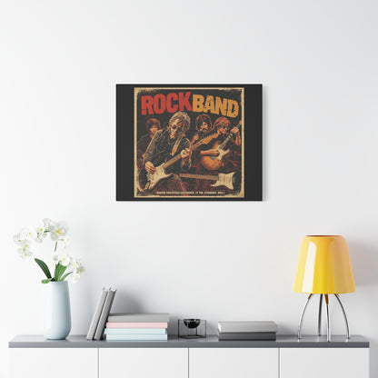 Rock Band Vintage Canvas Wall Art | Eco - Limited