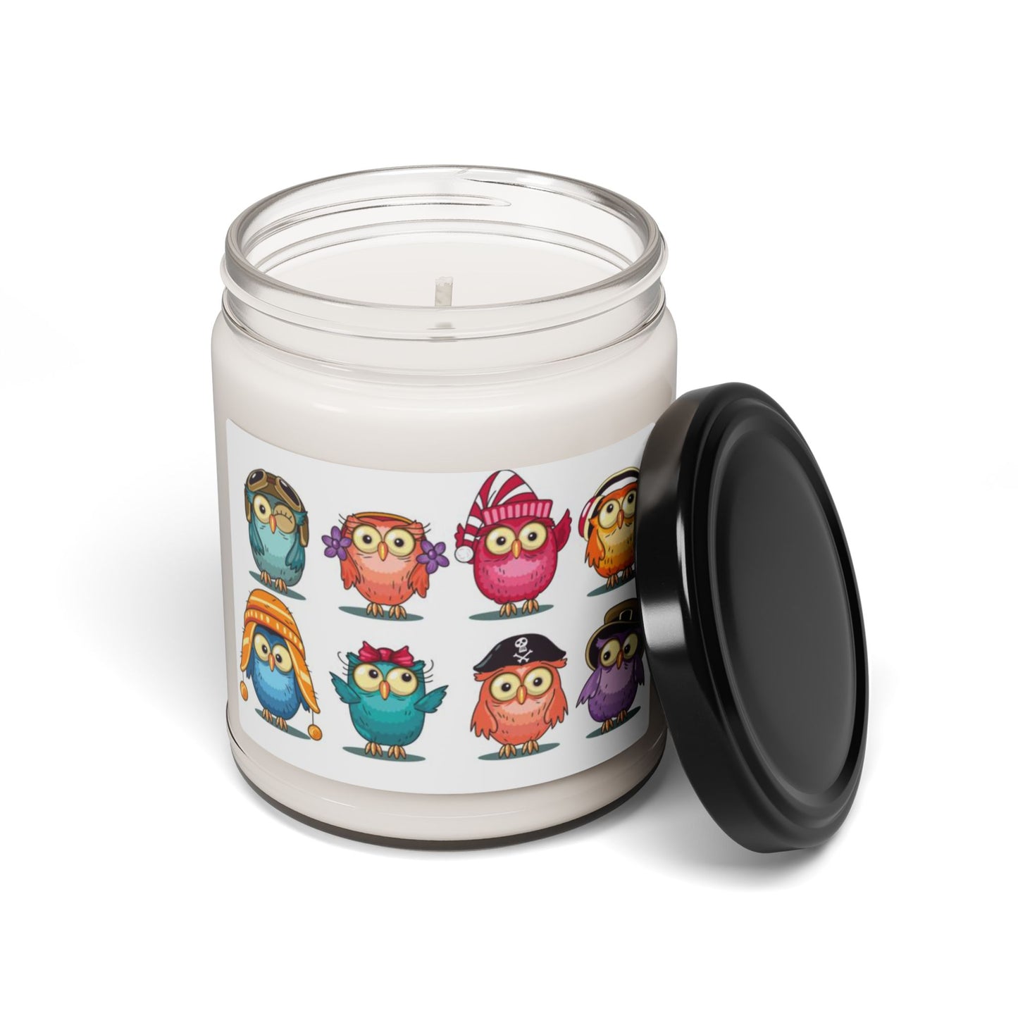 Cute Owl Scented Soy Organic Candle