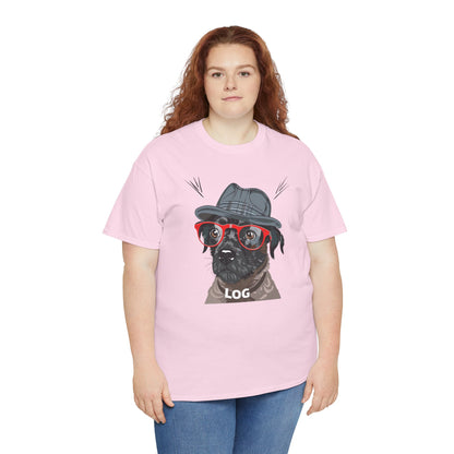 Hipster Dog Glasses T-Shirt | Eco-Limited