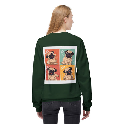 Pug Pop Art Sweatshirt | Eco Limited