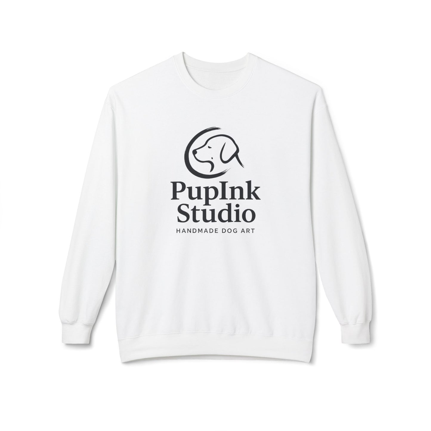 Handmade Dog Art Log Sweatshirt | Eco-Limited