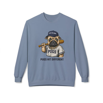 Pugs Hit Different Graphic Sweater | Eco-Limited