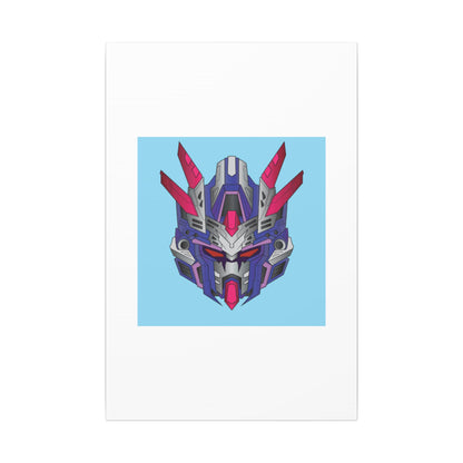 Mecha Warrior Helmet Organic Canvas