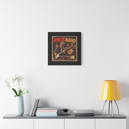 Rock Band Vintage Canvas Wall Art | Eco - Limited