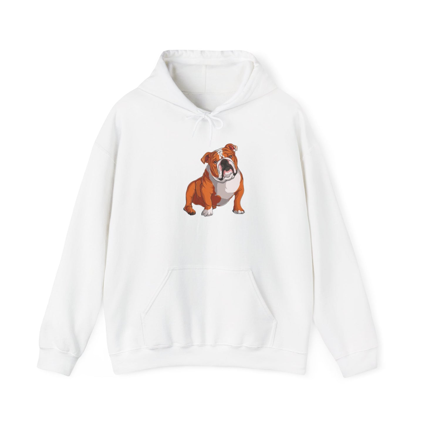 Cute English Bulldog Graphic Hoodie|Eco-Friendly - Limited