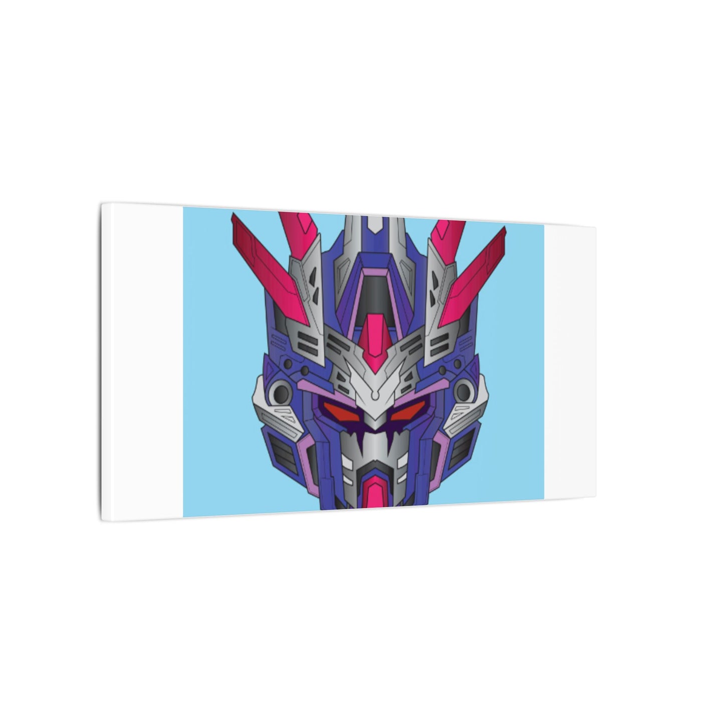 Mecha Warrior Helmet Organic Canvas