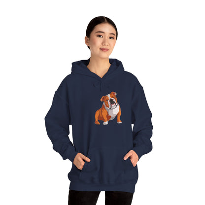 Cute English Bulldog Graphic Hoodie|Eco-Friendly - Limited