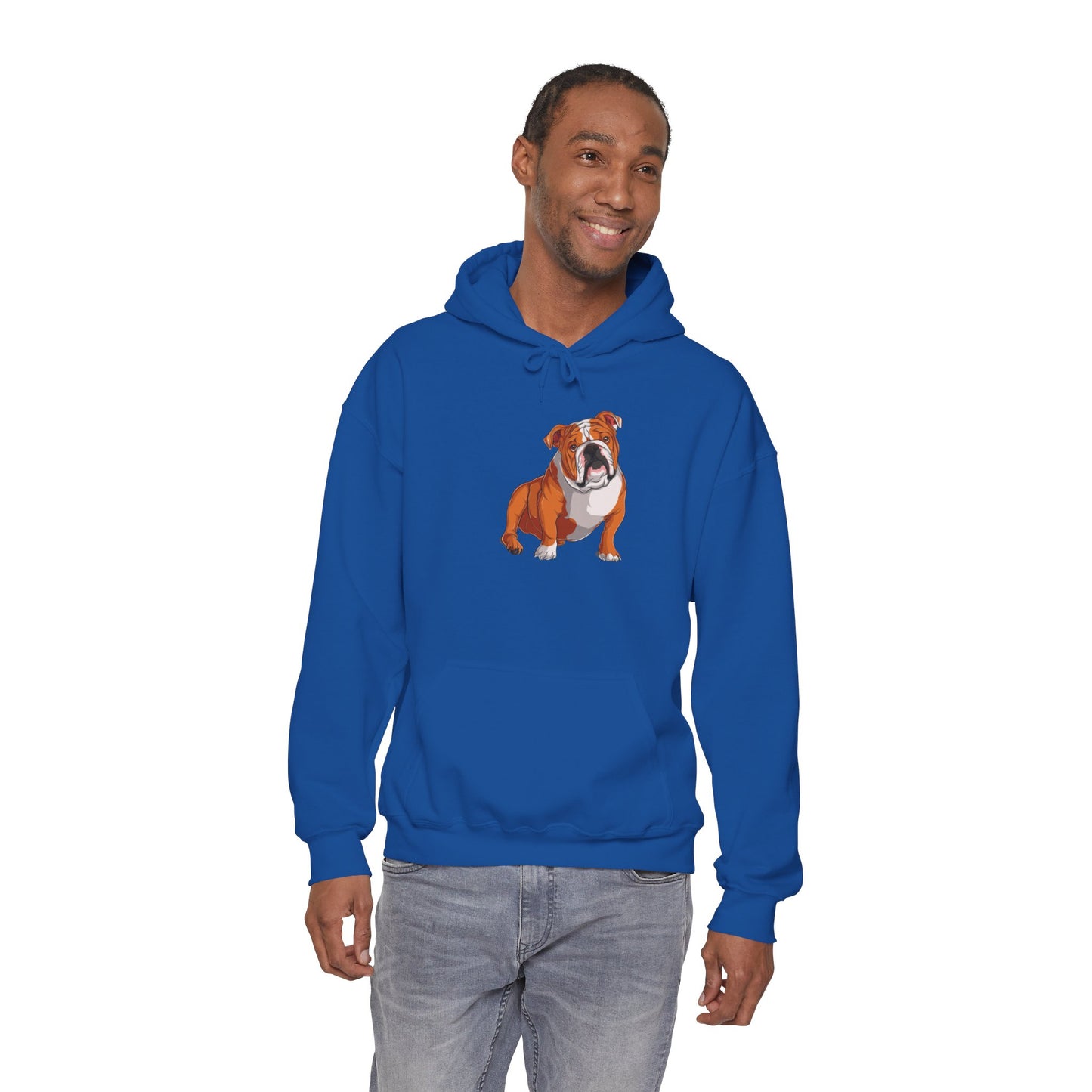 Cute English Bulldog Graphic Hoodie|Eco-Friendly - Limited