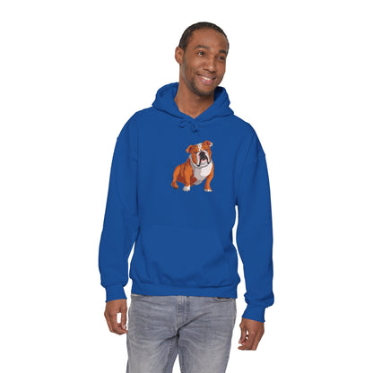 Cute English Bulldog Graphic Hoodie|Eco-Friendly - Limited