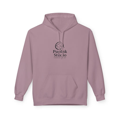 PupInk Studio Minimal Logo Cozy Hoodie|Eco-Friendly - Limited