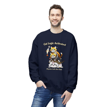 Cat Logic Activated Graphic Sweater | Eco-Limited