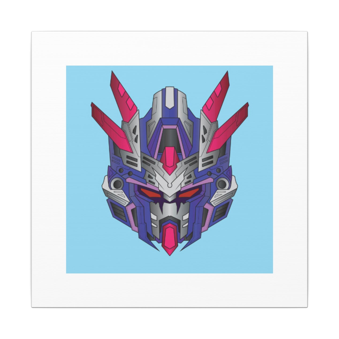 Mecha Warrior Helmet Organic Canvas