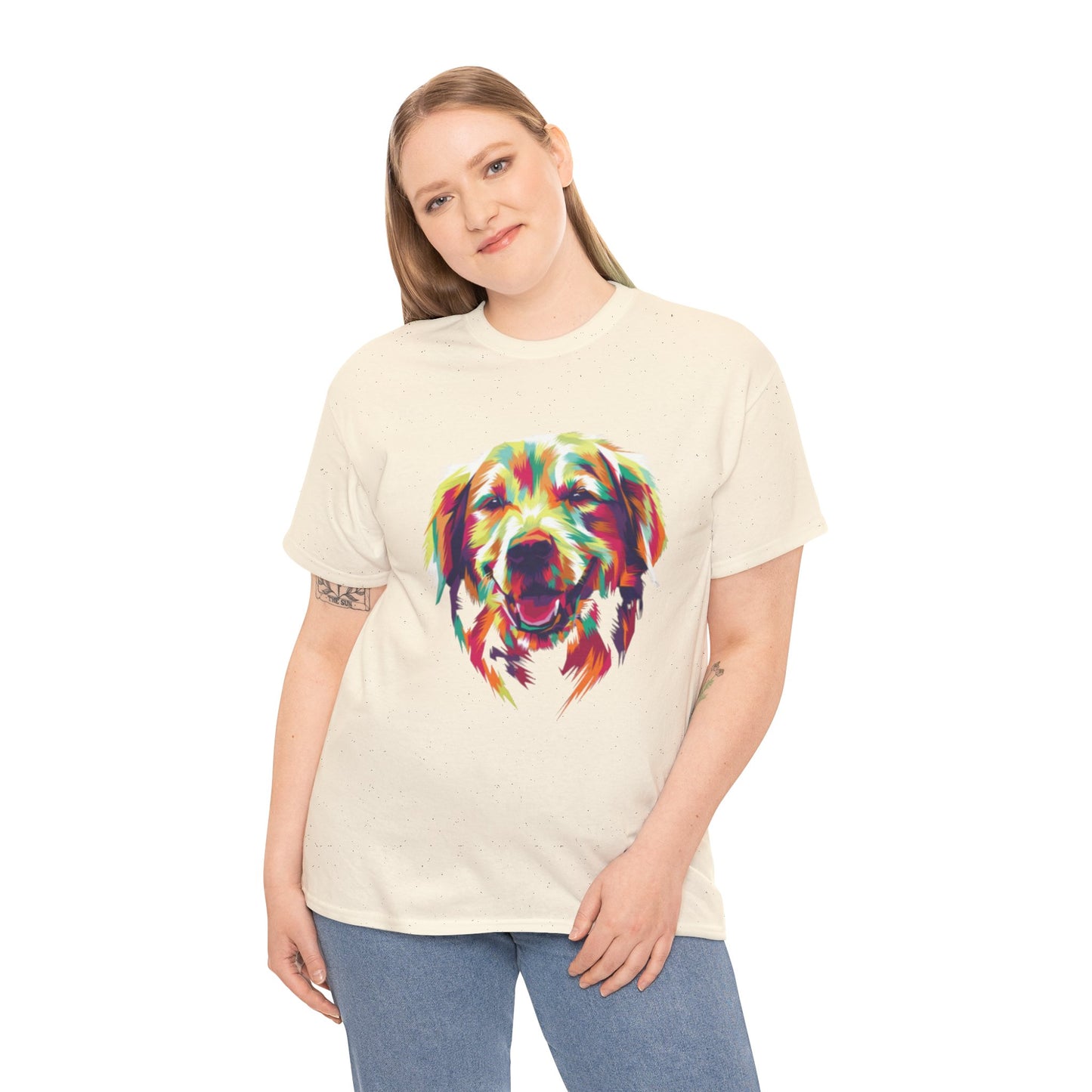 Colorburst Golden Smile T-Shirt | Eco-Limited