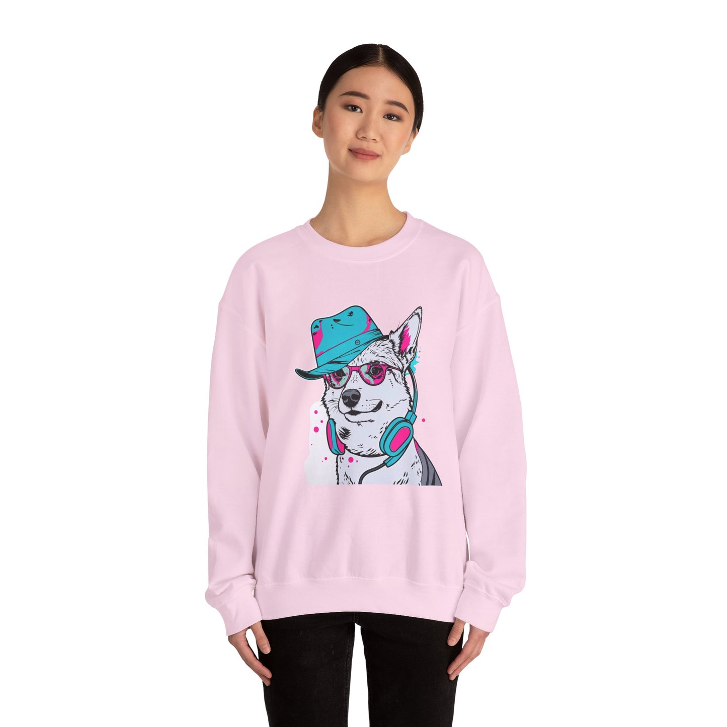 Urban DJ Dog Art Sweater | Eco-Limited
