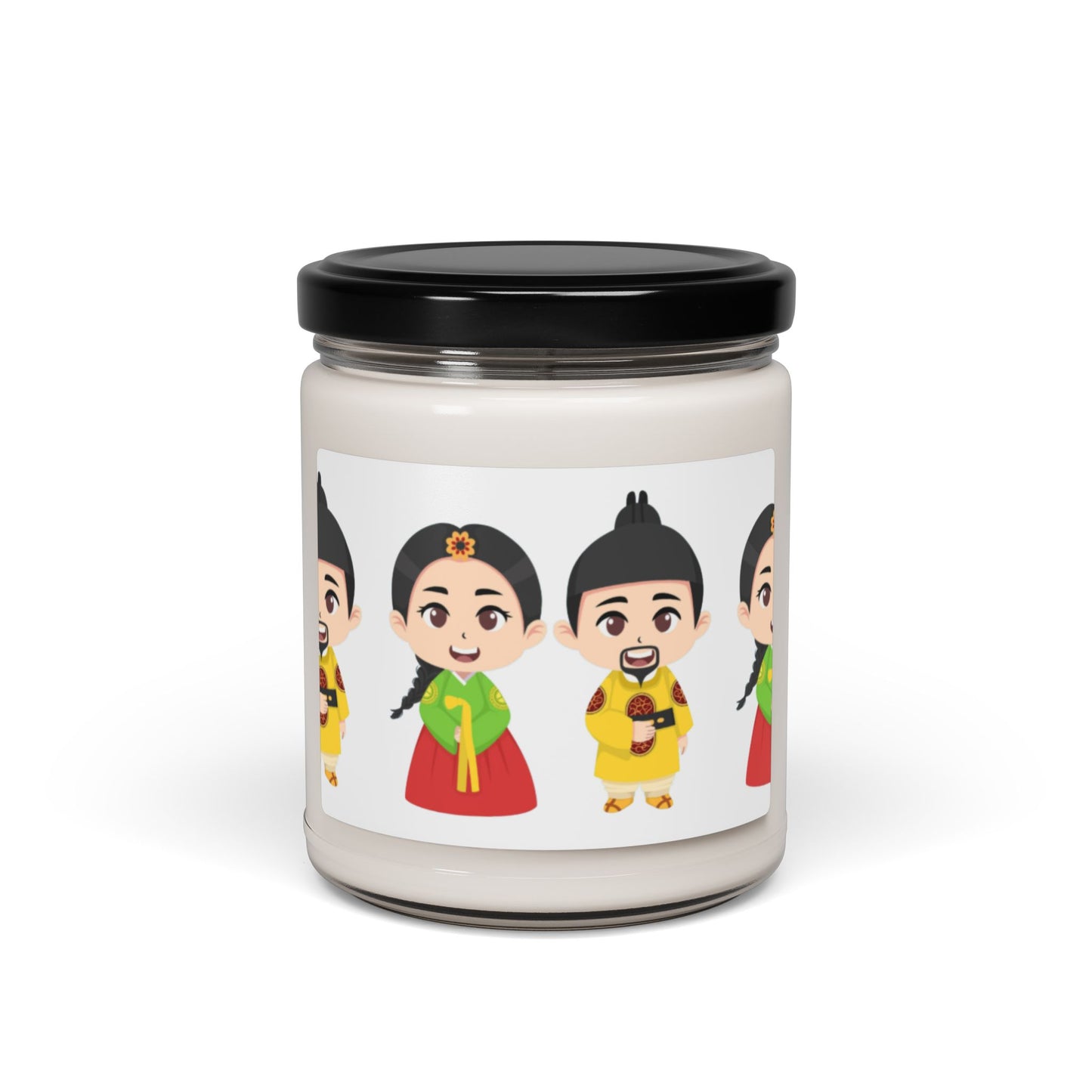 Diwali Festival Characters Soy Candle (9oz)|Eco-Friendly - Limited -organic
