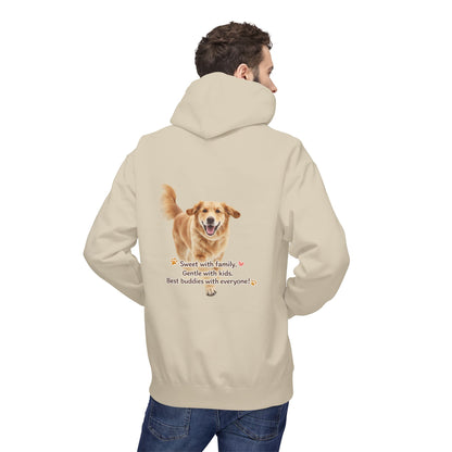 Golden Buddy Character Hoodie | Eco-Limited