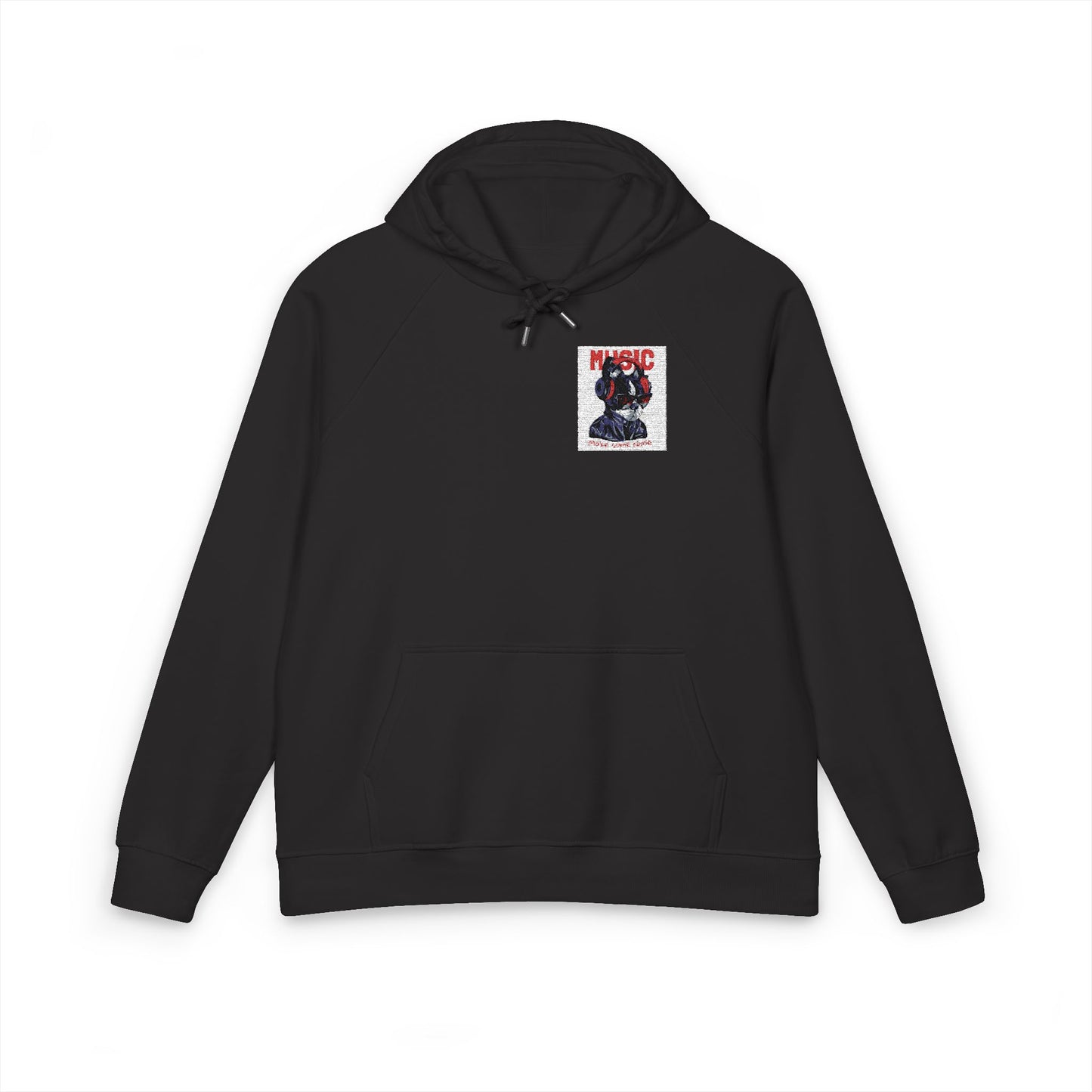 Organic Music Dog Graphic Hoodie | Organic-Limited