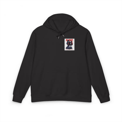 Organic Music Dog Graphic Hoodie | Organic-Limited