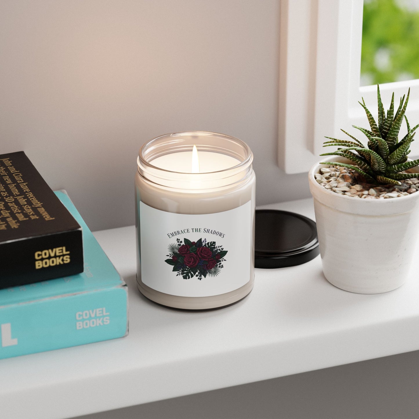 Embrace the Shadows Moody Rose Candle