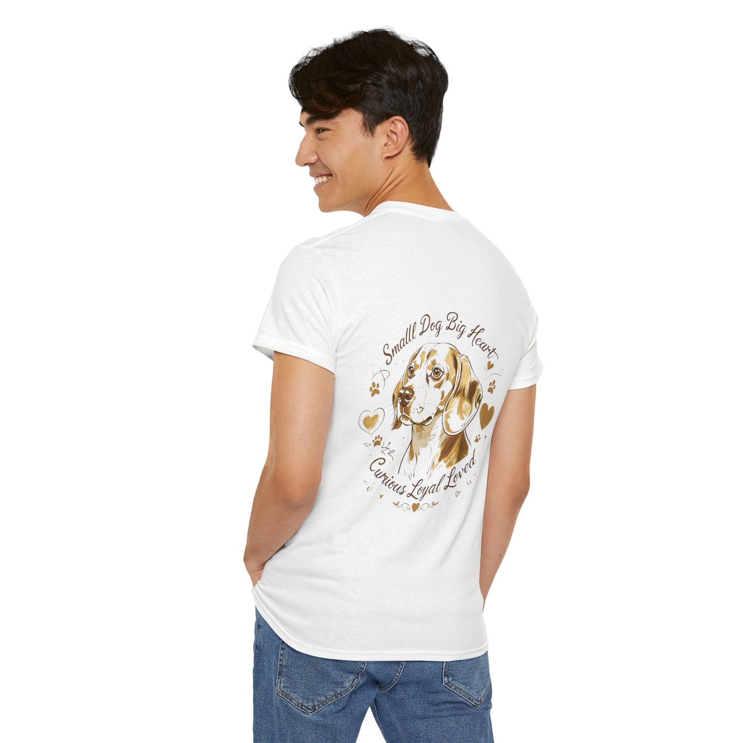 Beagle Small Dog Big Heart T-Shirt | Eco-Limited