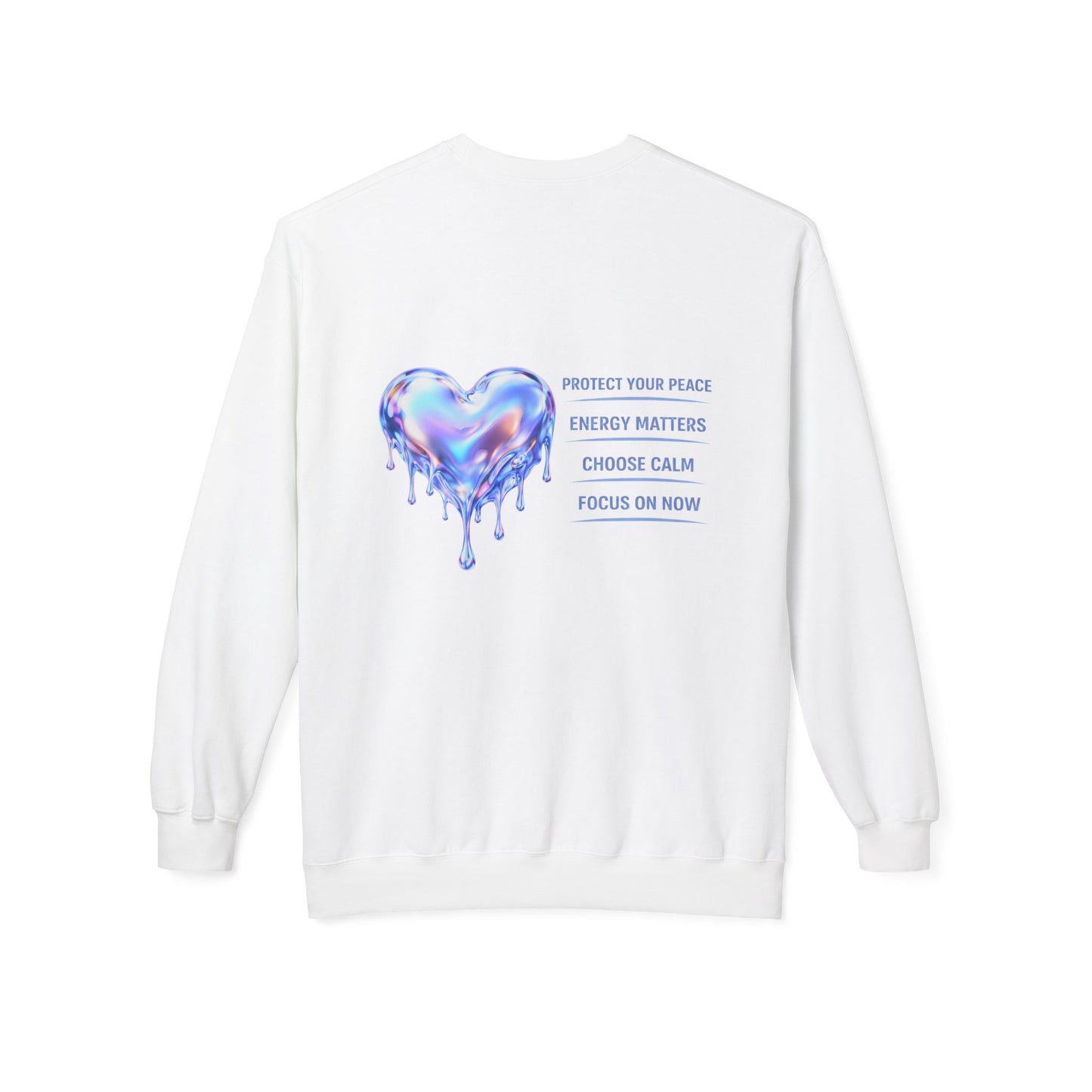 Protect Your Peace Heart Sweatshirt | Eco-Limited