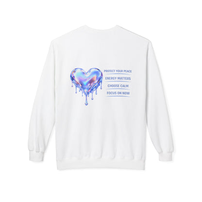 Protect Your Peace Heart Sweatshirt | Eco-Limited