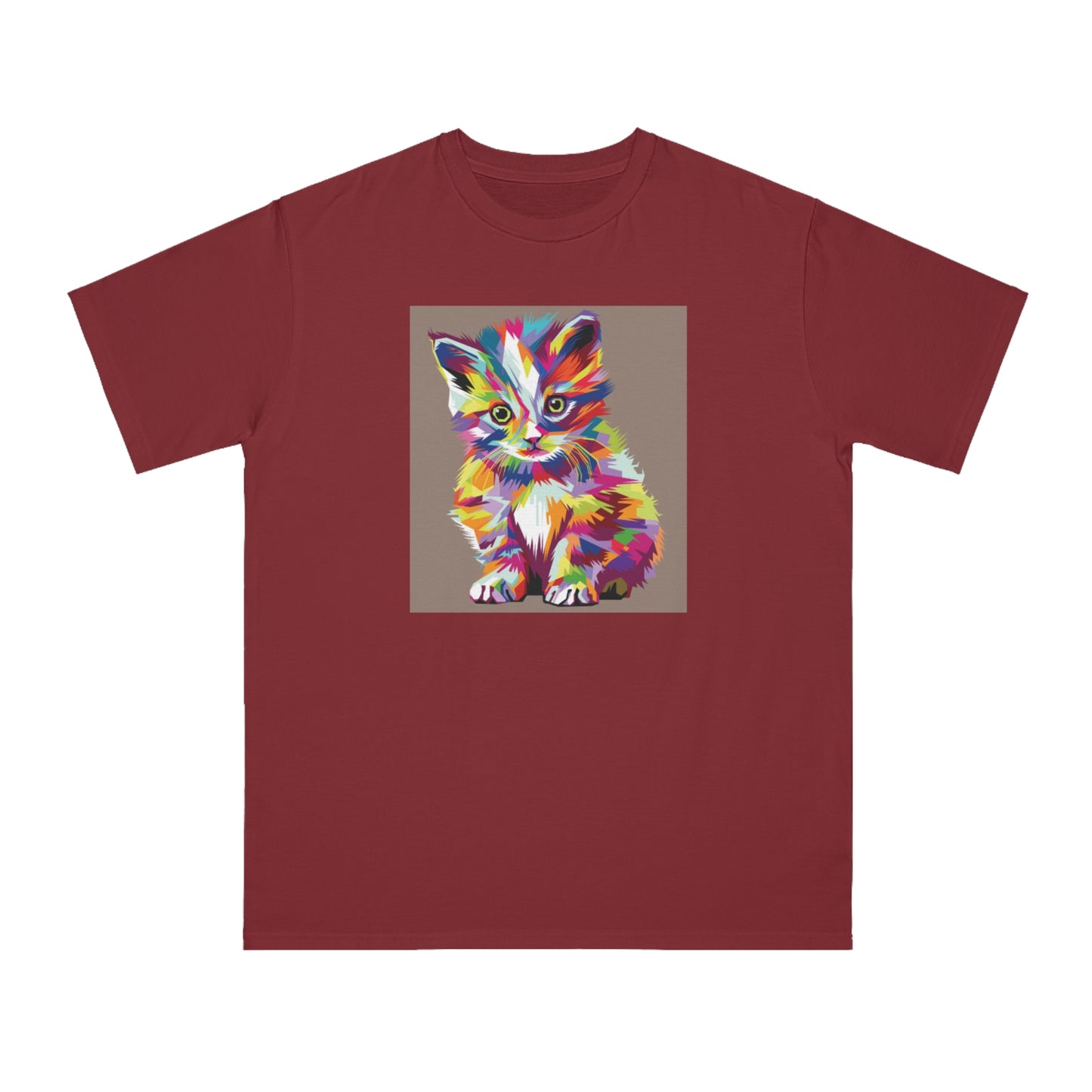 Color Pop Kitten Organic T-Shirt | Organic-Limited