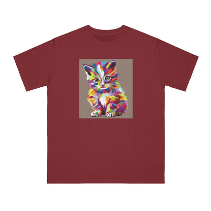 Color Pop Kitten Organic T-Shirt | Organic-Limited
