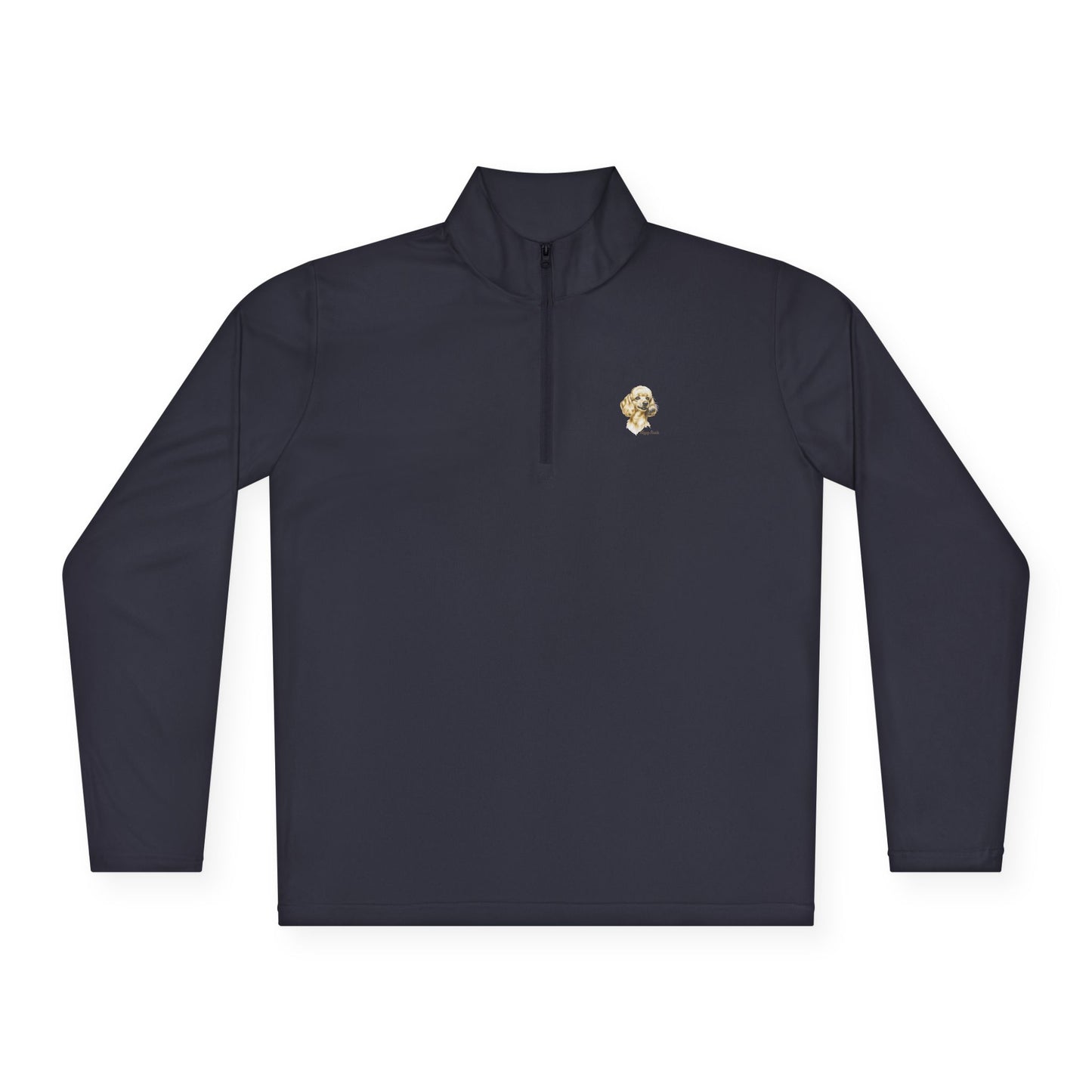 Poodles But Make It Fashion Quarter-Zip Pullover | Eco-Limited