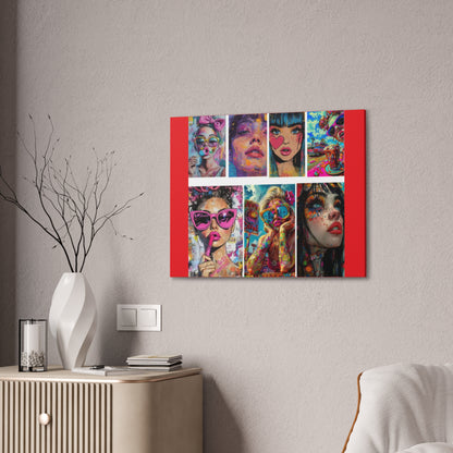 Pop Art Muse Canvas | Statement Wall Art
