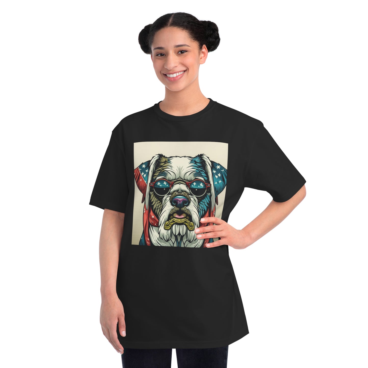 Patriot Dog Portrait T-Shirt | Eco - Limited