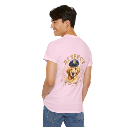 Respect The Paw Golden Retriever T-Shirt | Eco-Limited