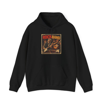 Rock Band Vintage Collage Hoodie | Eco-Limited