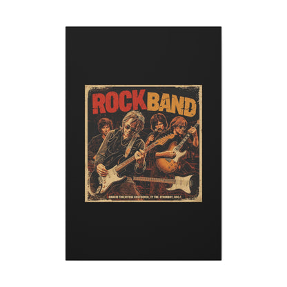 Rock Band Vintage Canvas Wall Art | Eco - Limited