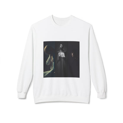 Moody Portrait Triptych Graphic Sweatshirt | Eco-Limited