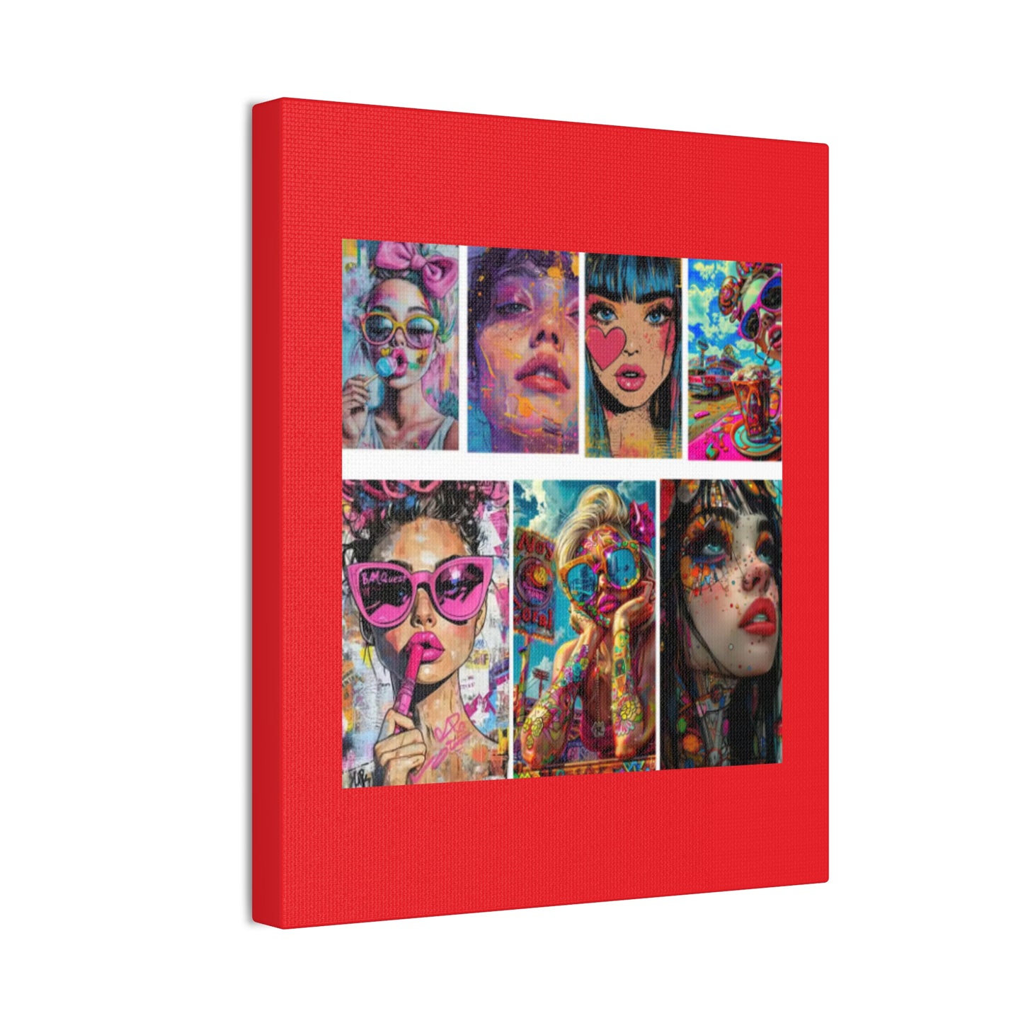 Pop Art Muse Canvas | Statement Wall Art
