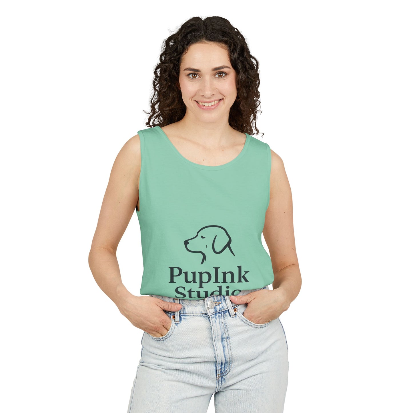 Playful Cat Soccer Art Tank Top | Eco-Limited
