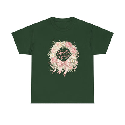 Sweet Lovely Floral LOVE T-Shirt | Eco-Limited