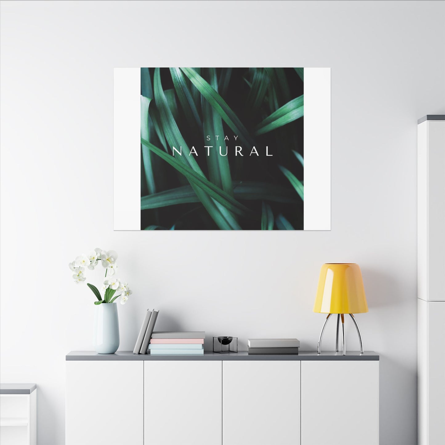 Stay Natural Botanical Canvas Wall Art