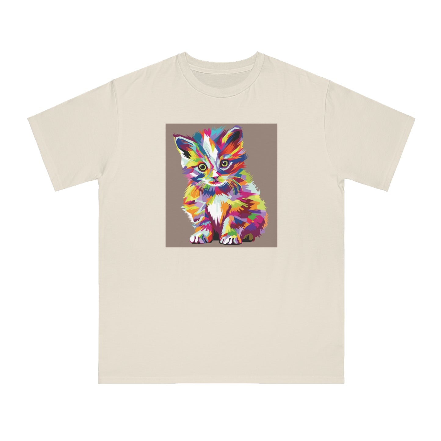 Color Pop Kitten Organic T-Shirt | Organic-Limited