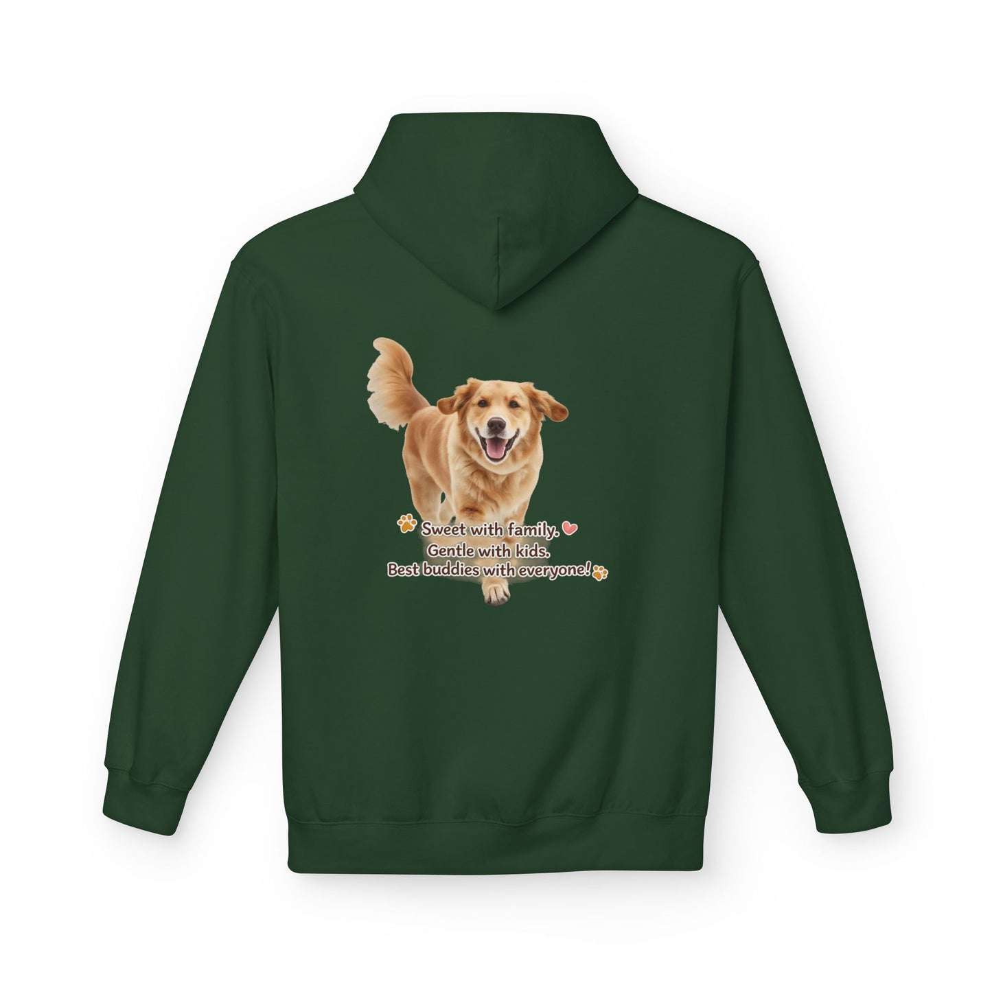 Golden Buddy Character Hoodie | Eco-Limited