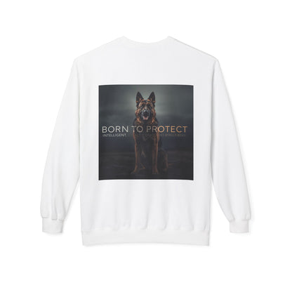 German Shepherd Born To Protect Sweatshirt | Eco-Limited