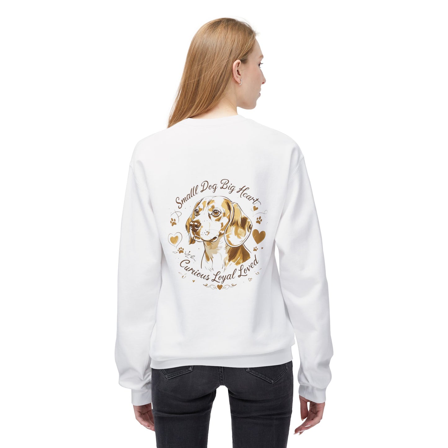 Beagle Small Dog Big Heart Sweater | Eco-Limited