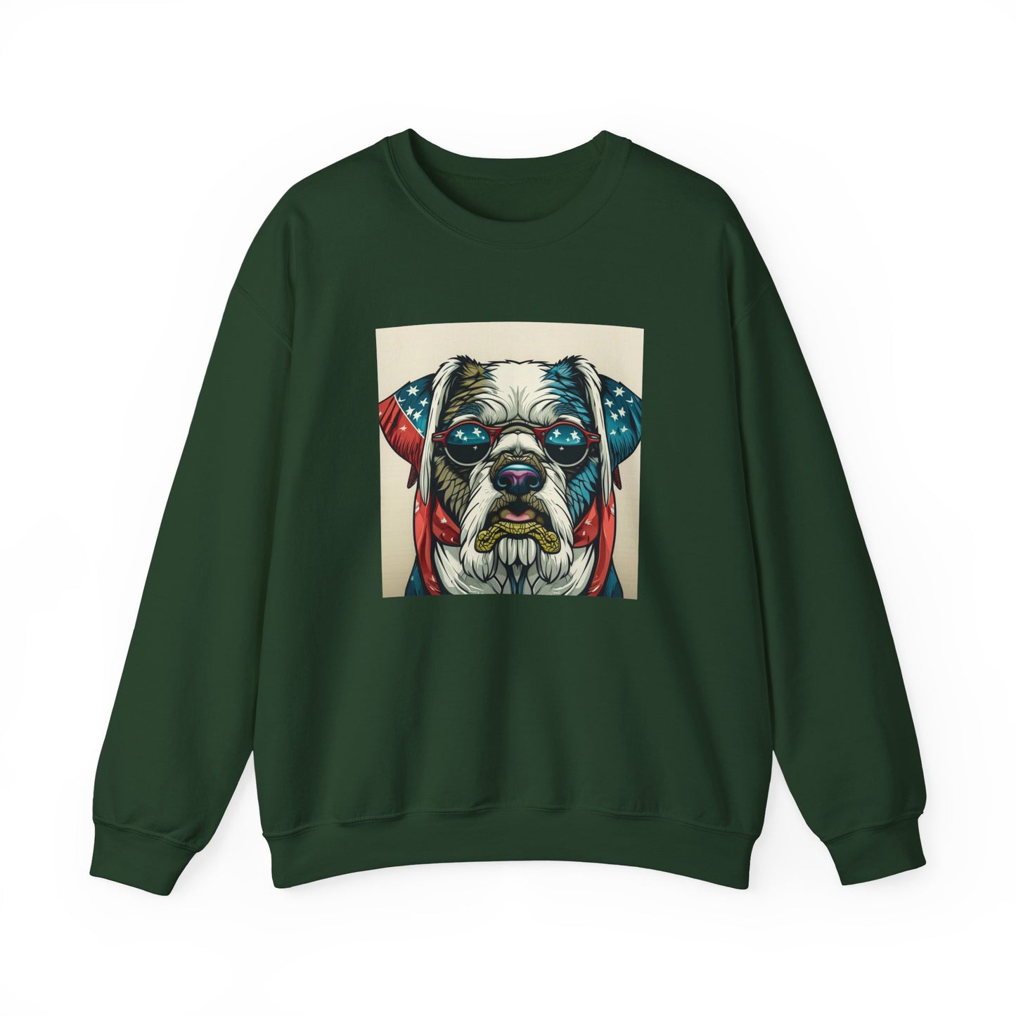 Patriot Dog Portrait Sweatshirt | Eco - Limited